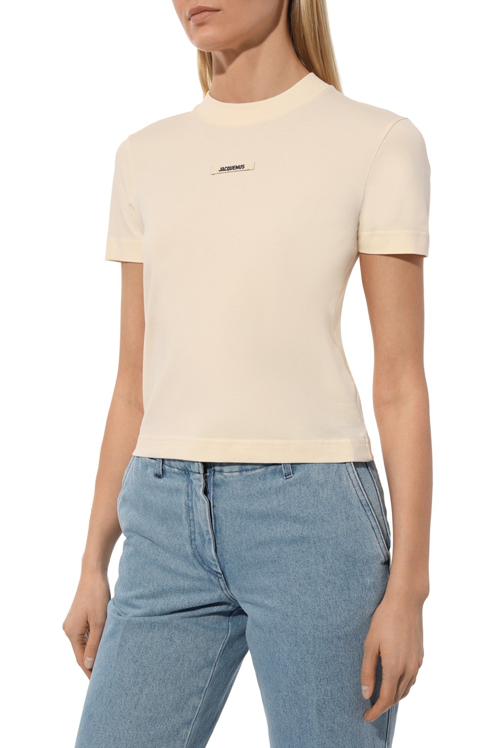Хлопковая футболка JACQUEMUS, арт. 24E/241JS133, фото 3