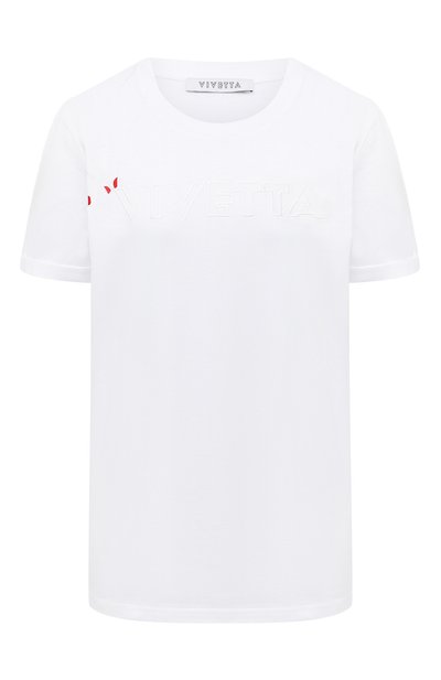 Хлопковая футболка VIVETTA, арт. 20I V2M0/F071/6944, фото 1