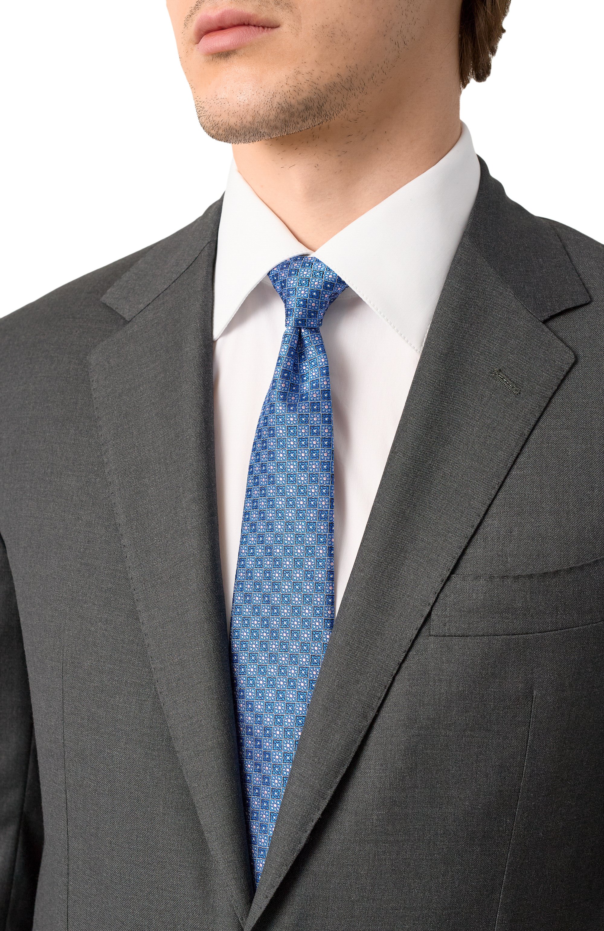 Шелковый галстук CANALI, арт. 18/HJ04193, фото 2