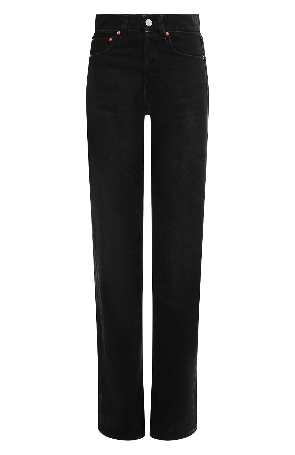 Джинсы VETEMENTS черного цвета по цене 144500 руб., арт. UA53PA850B 2801/W, фото 1 Джинсы VETEMENTS, арт. UA53PA850B 2801/W, фото 1