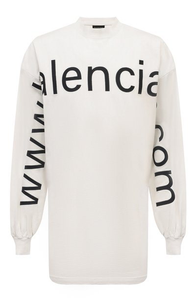 Мужская хлопковый л�онгслив BALENCIAGA, арт. 739027/T0V01