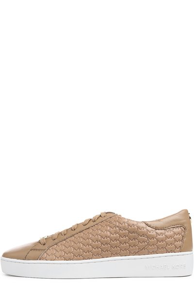 Кожаные кеды colby MICHAEL MICHAEL KORS бежевого цвета по цене 21800 руб., арт. 43R5C0FP2L, фото 1 Кожаные кеды colby MICHAEL MICHAEL KORS, арт. 43R5C0FP2L, фото 1