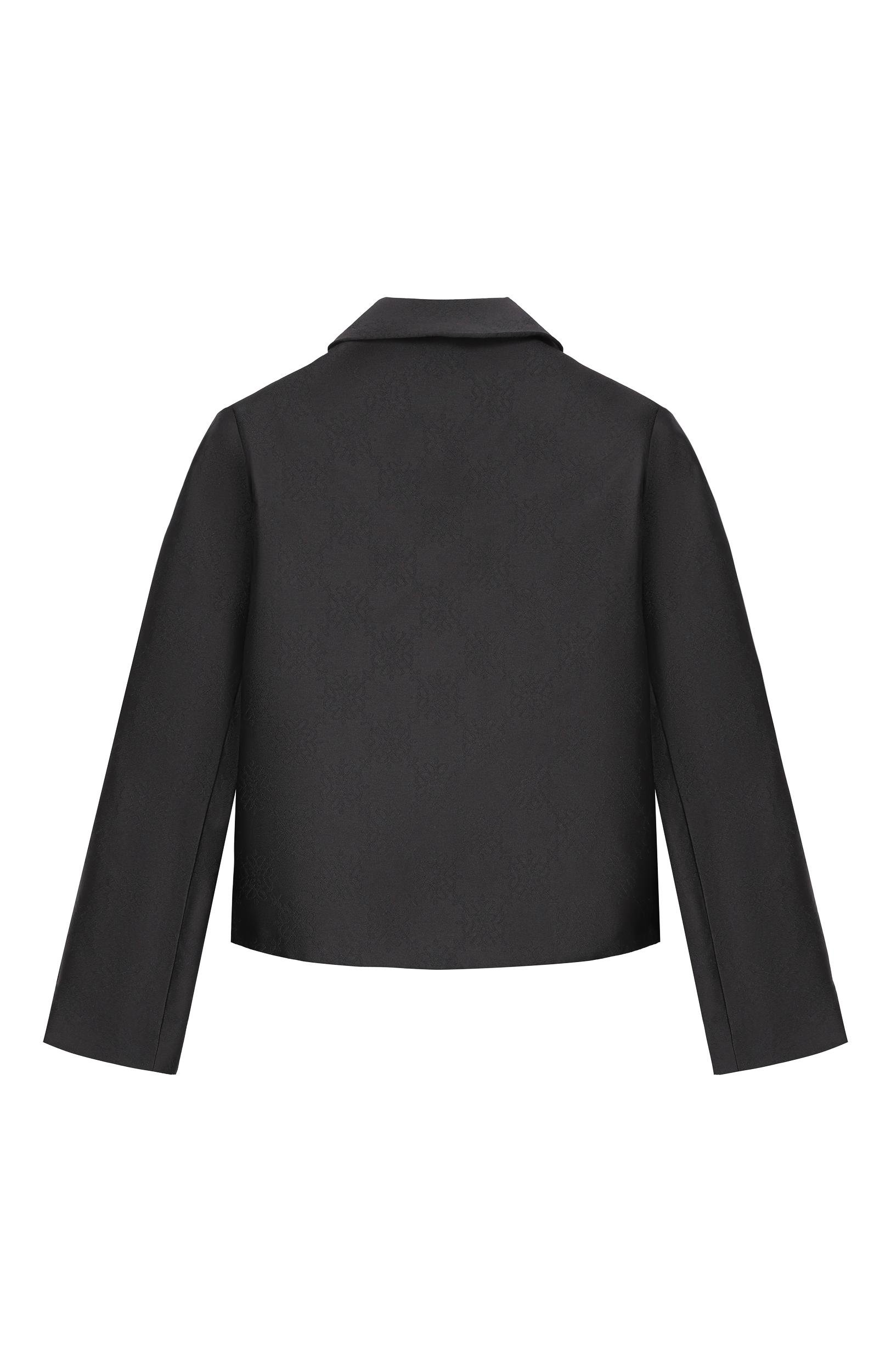 Жакет ELIE SAAB JUNIOR черного цвета по цене 68950 руб., арт. EFGC025/TS1133_001, фото 2 Жакет ELIE SAAB JUNIOR, арт. EFGC025/TS1133_001, фото 2
