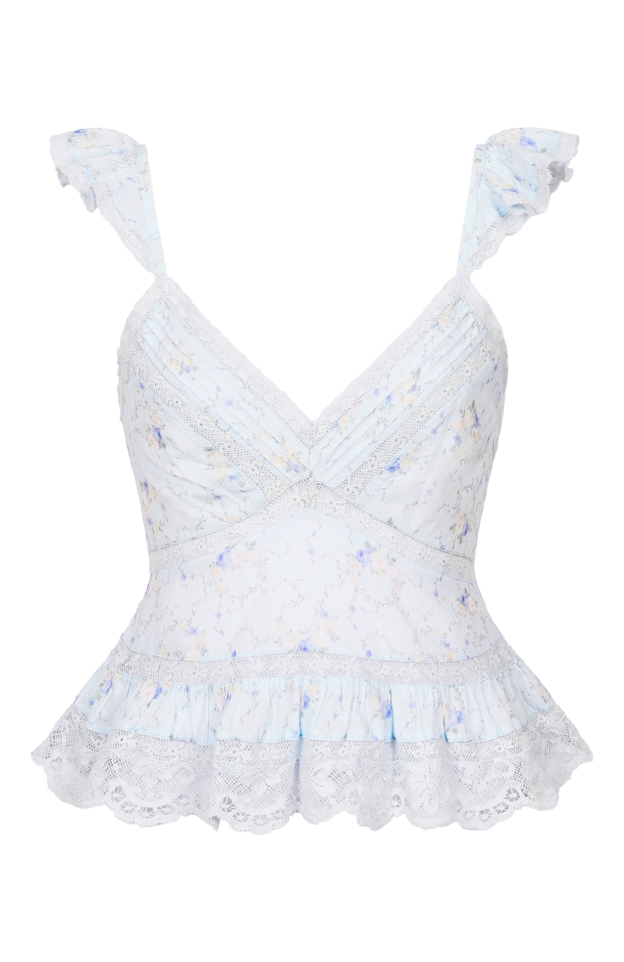 Хлопковый топ LOVE SHACK FANCY, арт. T1463-3017, фото 1