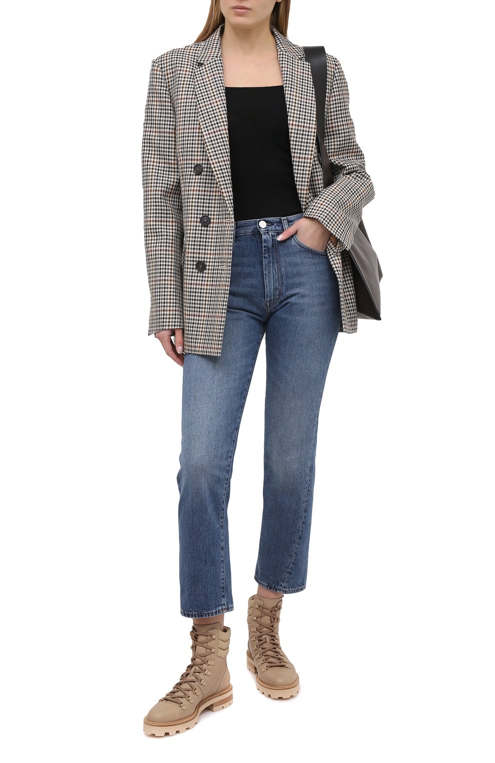 Кожаные ботинки eshe JIMMY CHOO, арт. ESHE FLAT/HLN, фото 2