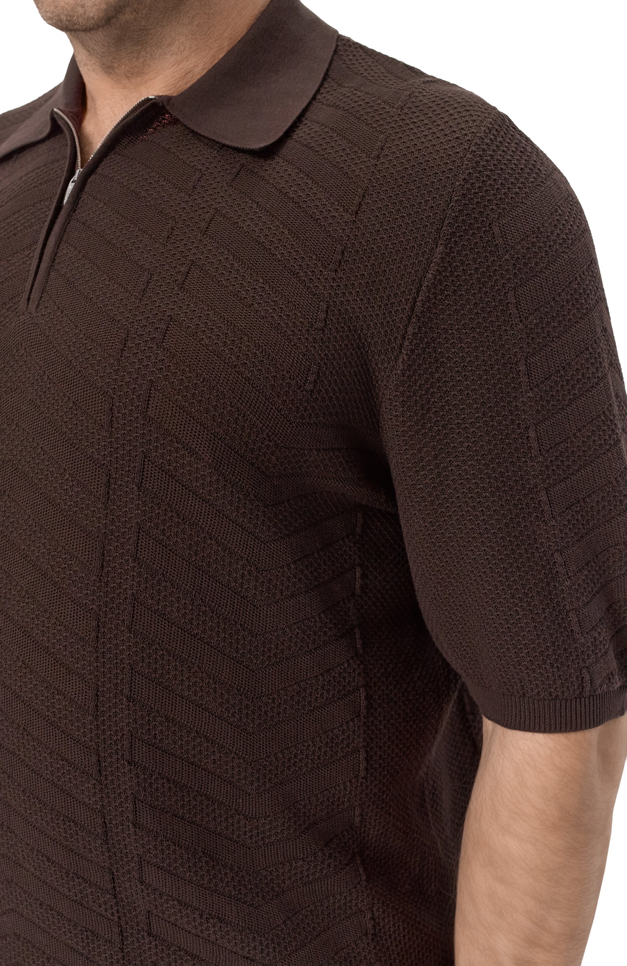 Хлопковое поло CORTIGIANI, арт. 4AS127, фото 5