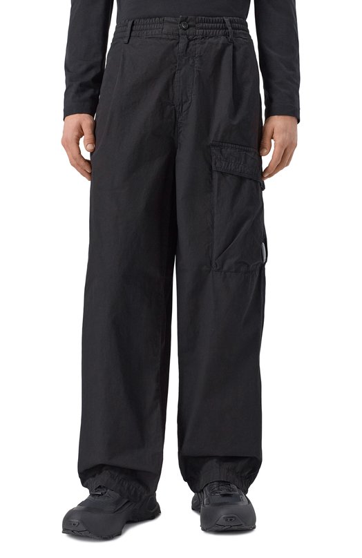 Хлопковые брюки C.P. Company 20CMPA126A/110325G Чёрный  20CMPA126A/110325G Фото 3