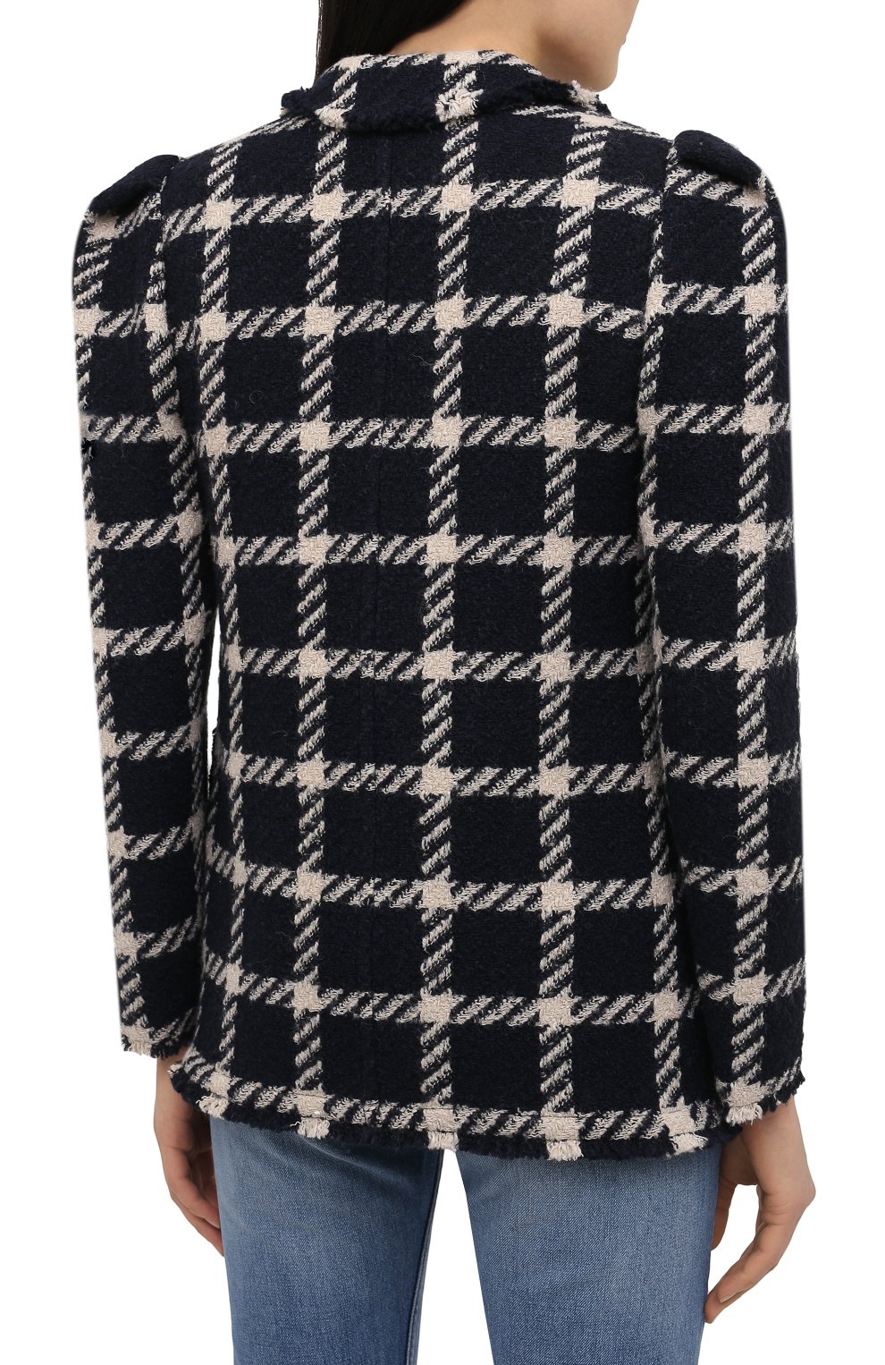 Жакет ISABEL MARANT темно-синего цвета по цене 113500 руб., арт. VE1558-21P007I/KAD0M0, фото 4 Жакет ISABEL MARANT, арт. VE1558-21P007I/KAD0M0, фото 4