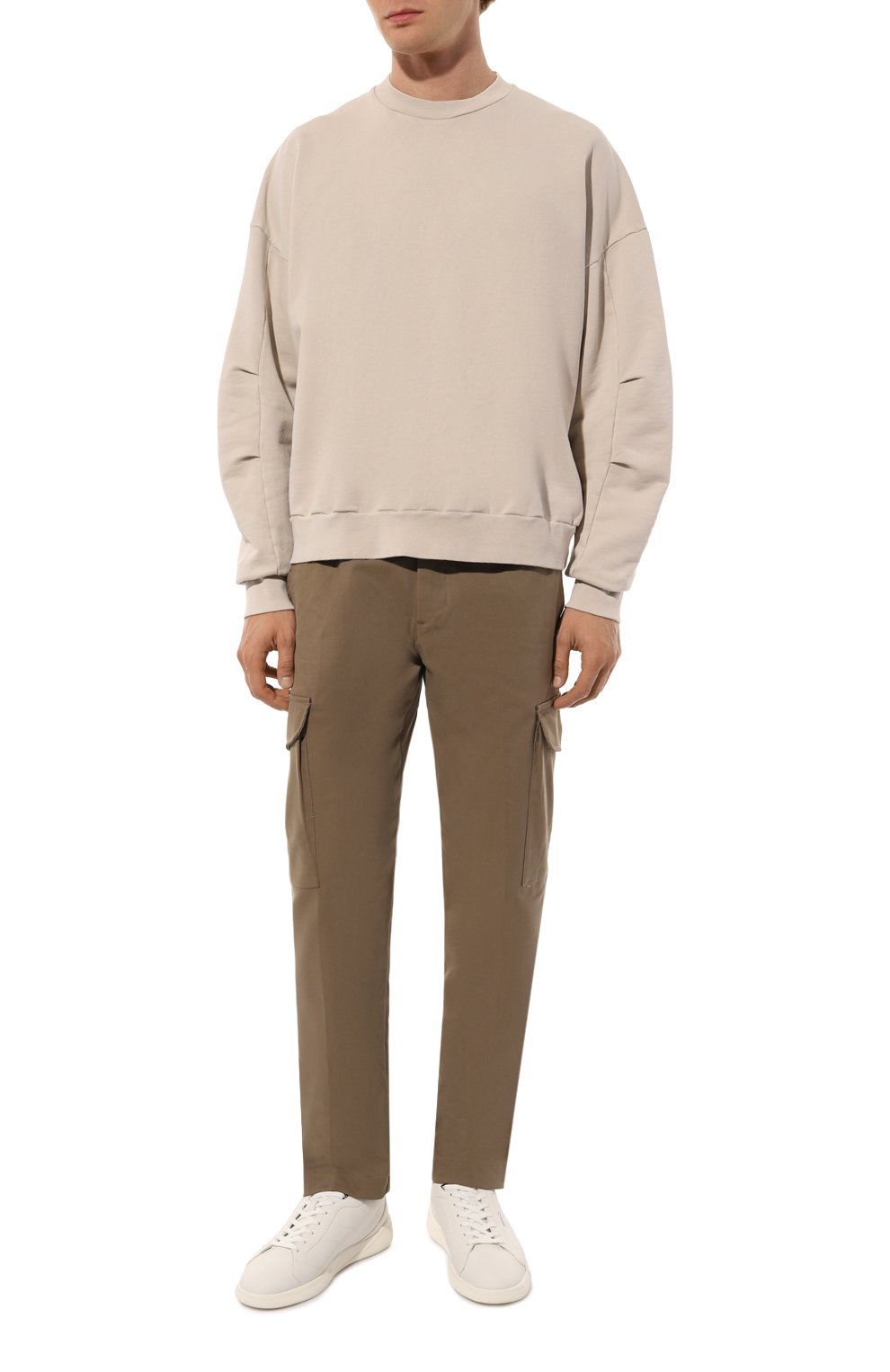 Хлопковый свитшот WHITE SAND, арт. 24WSU31 651-MR, фото 2