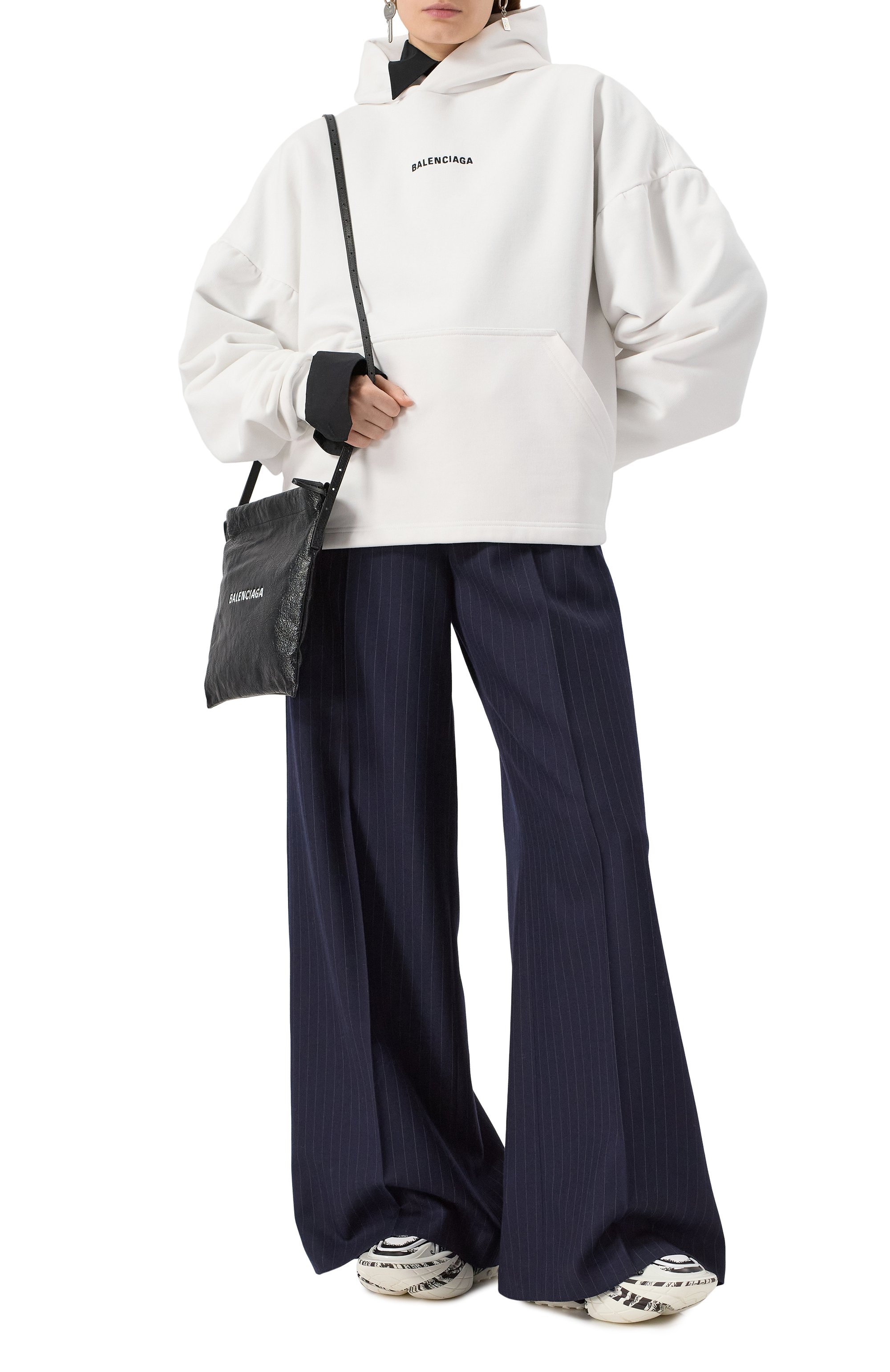 Хлопковое худи BALENCIAGA, арт. 818545/TRVJ3, фото 2