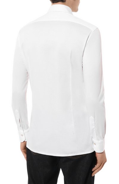 Хлопковая рубашка KITON, арт. UMCNERK06R4912, фото 4