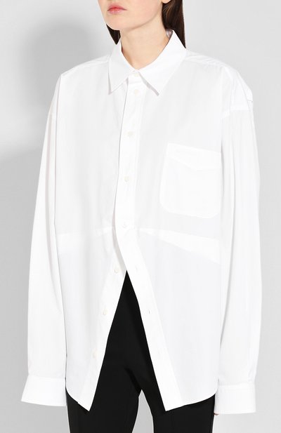 Хлопковая рубашка BALENCIAGA, арт. 583895/TYB18, фото 3