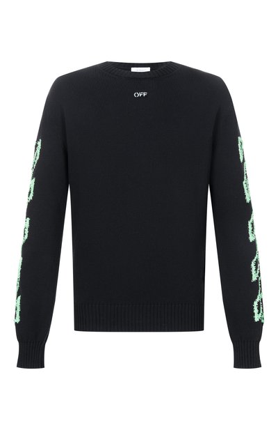 Мужской хлопковый свитер OFF-WHITE, арт. 0MHE087S26KNI001
