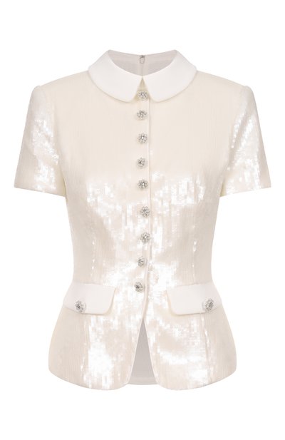 Женский топ с отделкой пайетками SELF-PORTRAIT, арт. RS26016TW