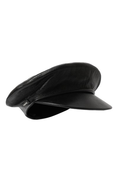 Кожаное кепи MIU MIU, арт. 5HC195-038-F0002, фото 1