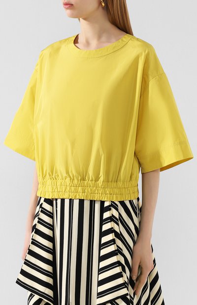 Топ DRIES VAN NOTEN желтого цвета по цене 34550 руб., арт. 201-10729-9383, фото 3 Топ DRIES VAN NOTEN, арт. 201-10729-9383, фото 3