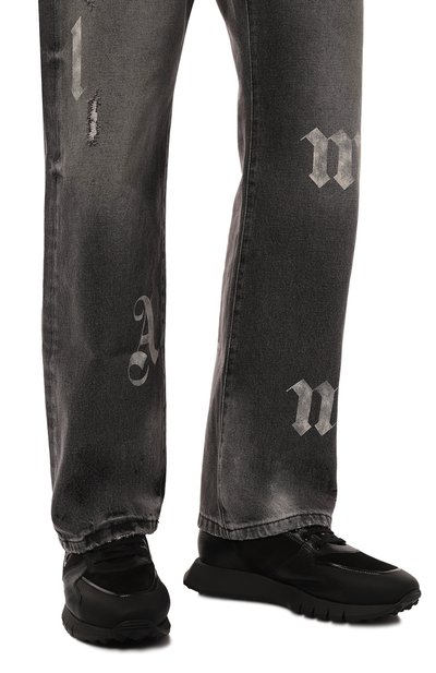 Кожаные кроссовки edge ARTIOLI, арт. 0S547/RUBBERIZ.S.KID/SUEDE/LAMA CALF/BABY CALF/BAB, фото 3