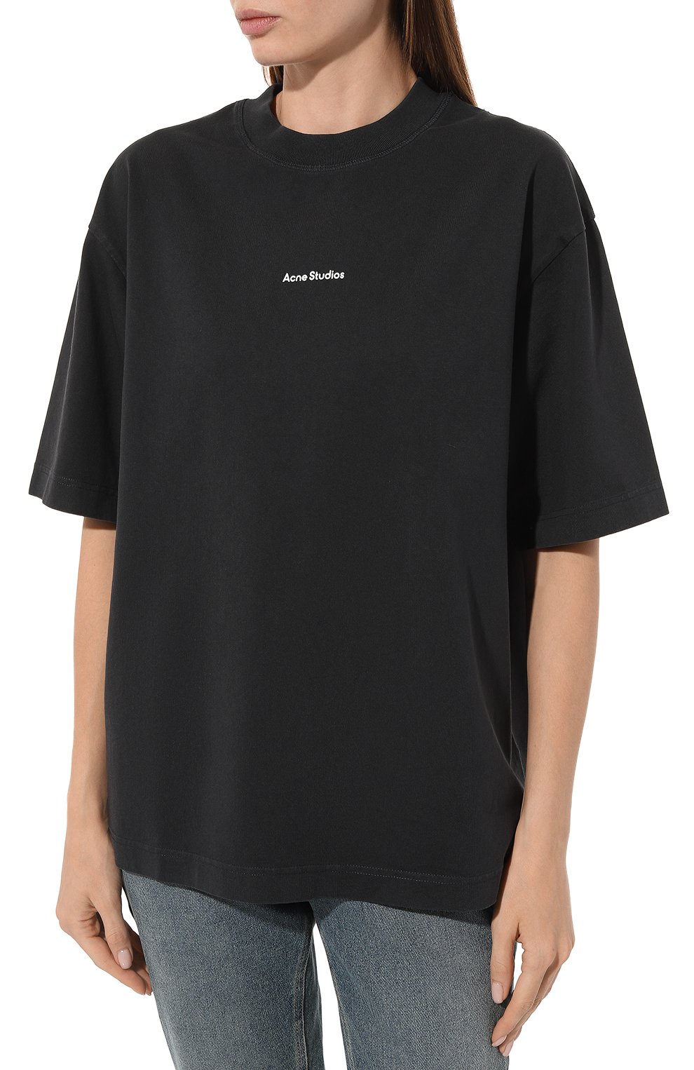 Хлопковая футболка ACNE STUDIOS, арт. FN-MN-TSHI000353900, фото 3