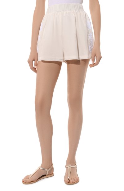 Шорты из хлопка и шелка LILA EUGENIE, арт. 2526, фото 3