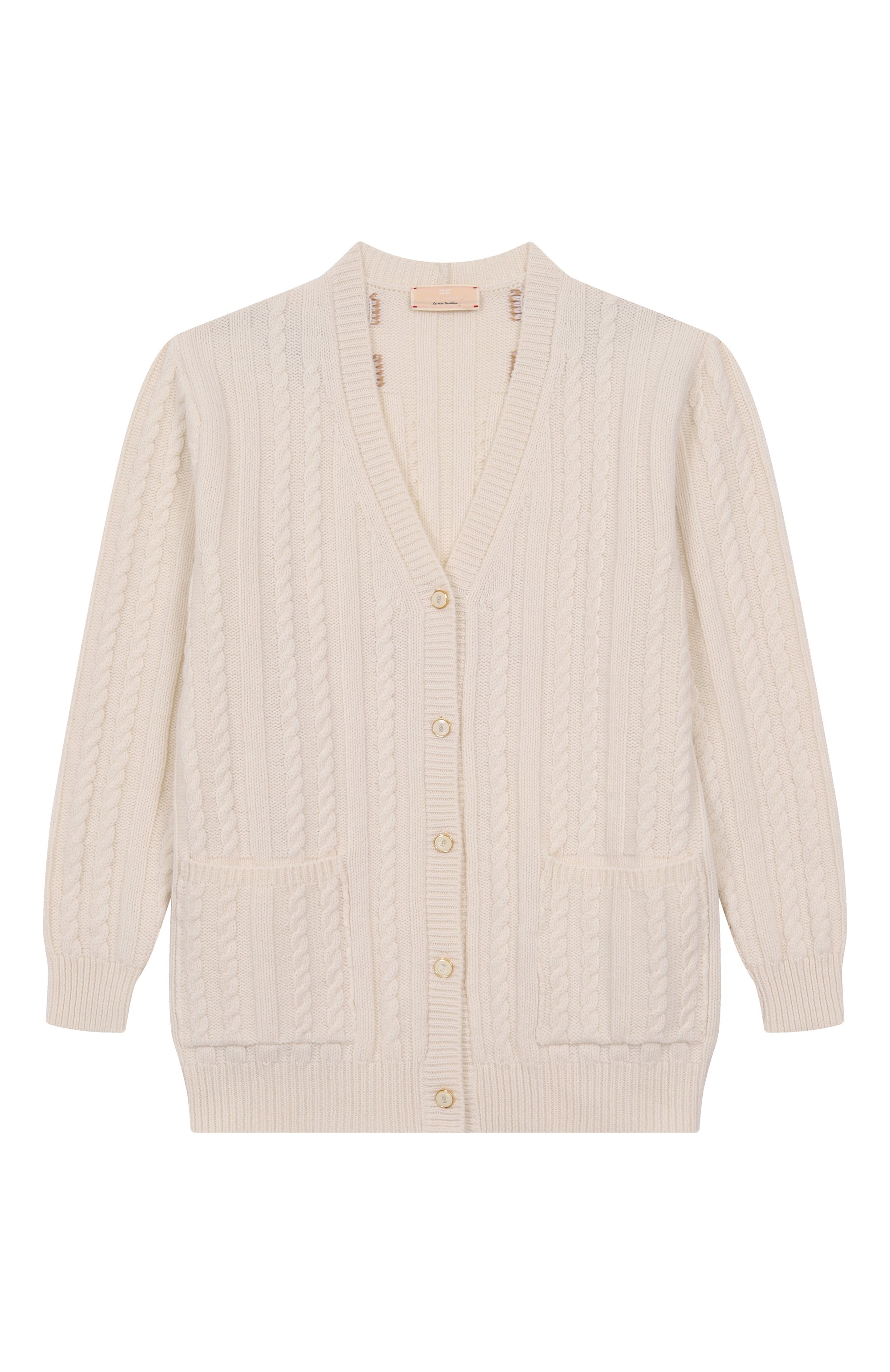 Шерстяной кардиган ELISABETTA FRANCHI LA MIA BAMBINA, арт. EFMA172C/FL230/10A-12A+, фото 1