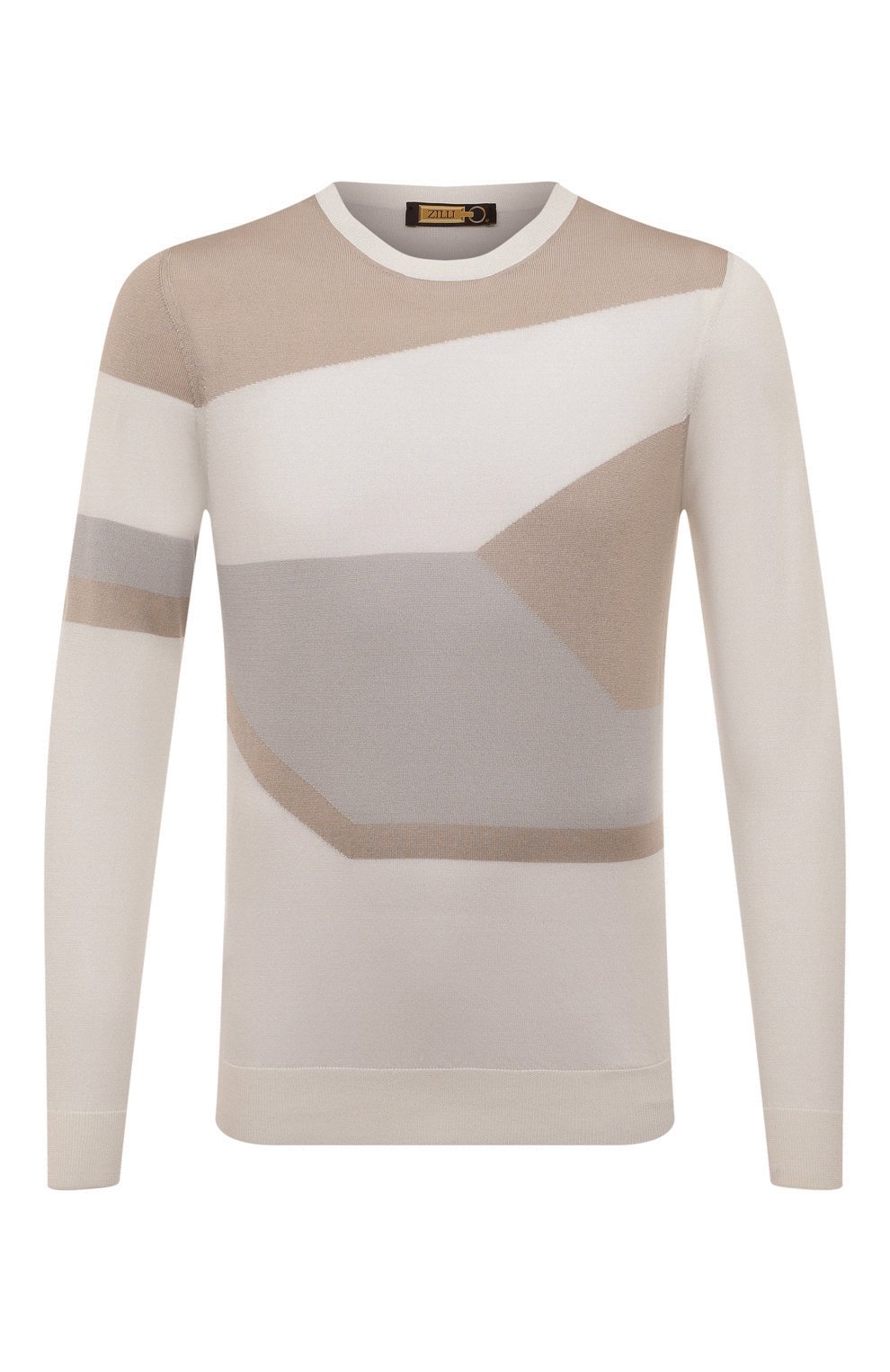 Джемпер из хлопка и шелка ZILLI, арт. MBX-RN050-CILI1/ML01, фото 1