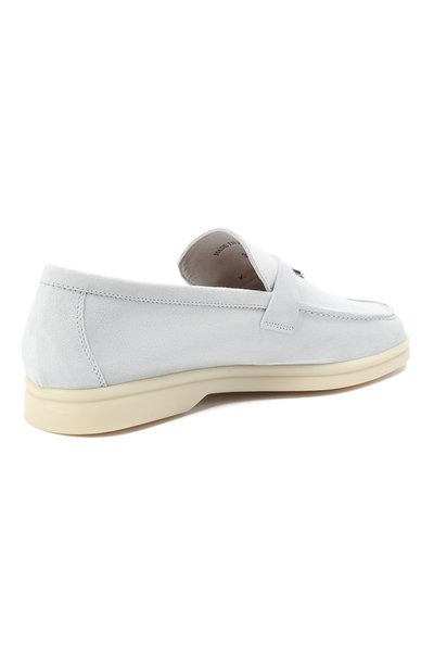 Замшевые лоферы summer charms walk LORO PIANA, арт. FAE5444, фото 4