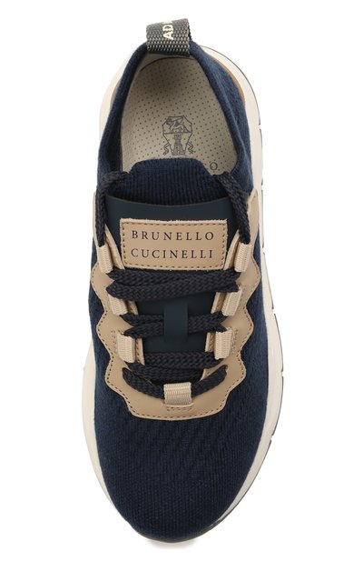 Текстильные кроссовки BRUNELLO CUCINELLI, арт. BPMBG1M122, фото 4