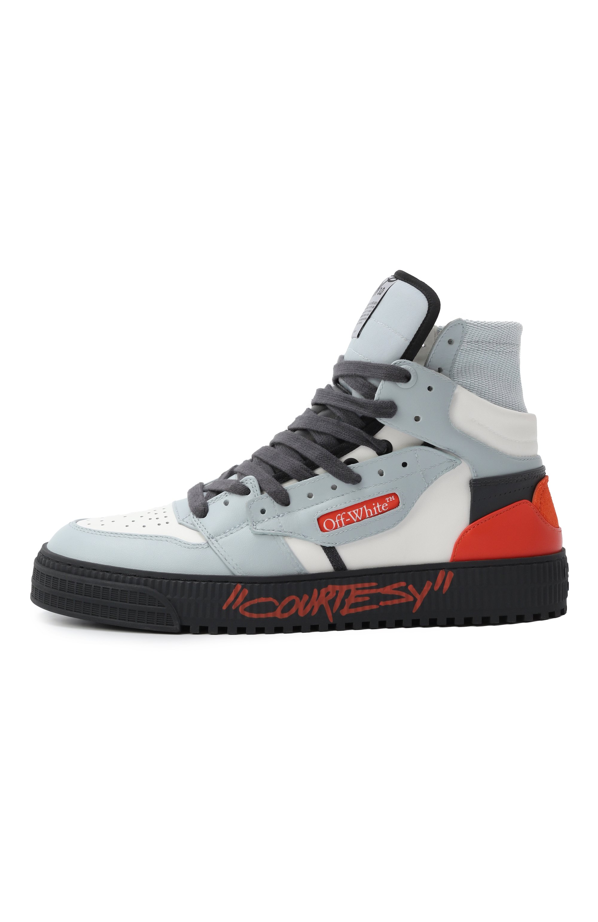 Комбинированные кеды 3.0 off court courtesy OFF-WHITE, арт. 0MIA065S25LEA003, фото 4