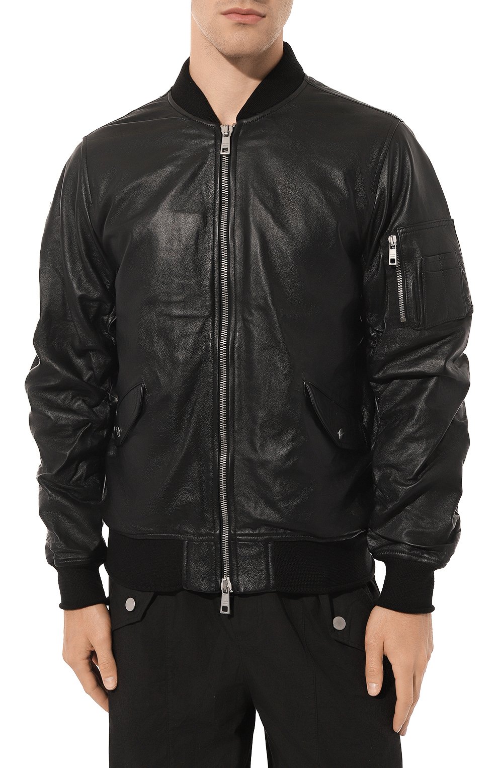 Кожаный бомбер GIORGIO BRATO, арт. GU24S14095, фото 3