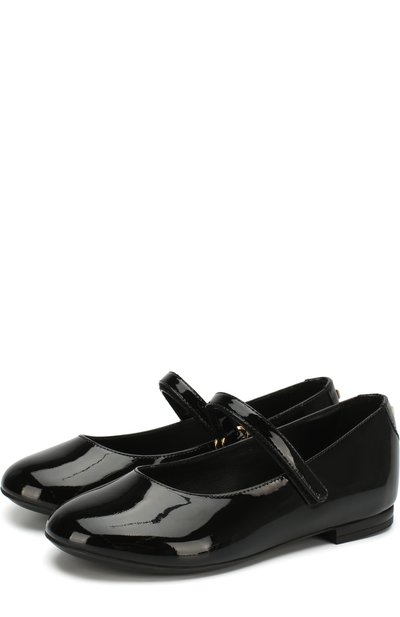 Кожаные балетки DOLCE & GABBANA, арт. D10699/A1328/29-36, фото 1