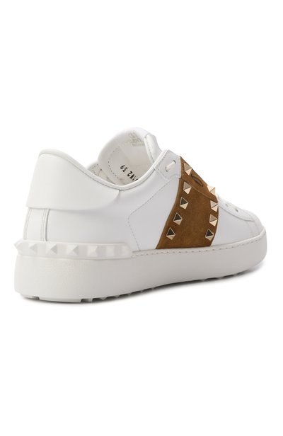 Кожаные кеды rockstud untitled VALENTINO, арт. 9W2S0A01/ZBV, фото 5
