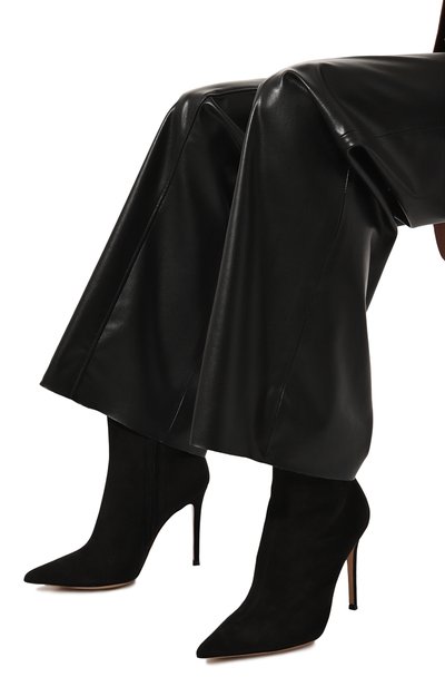 Замшевые ботильоны GIANVITO ROSSI, арт. G73149.15RIC.CASNER0, фото 3