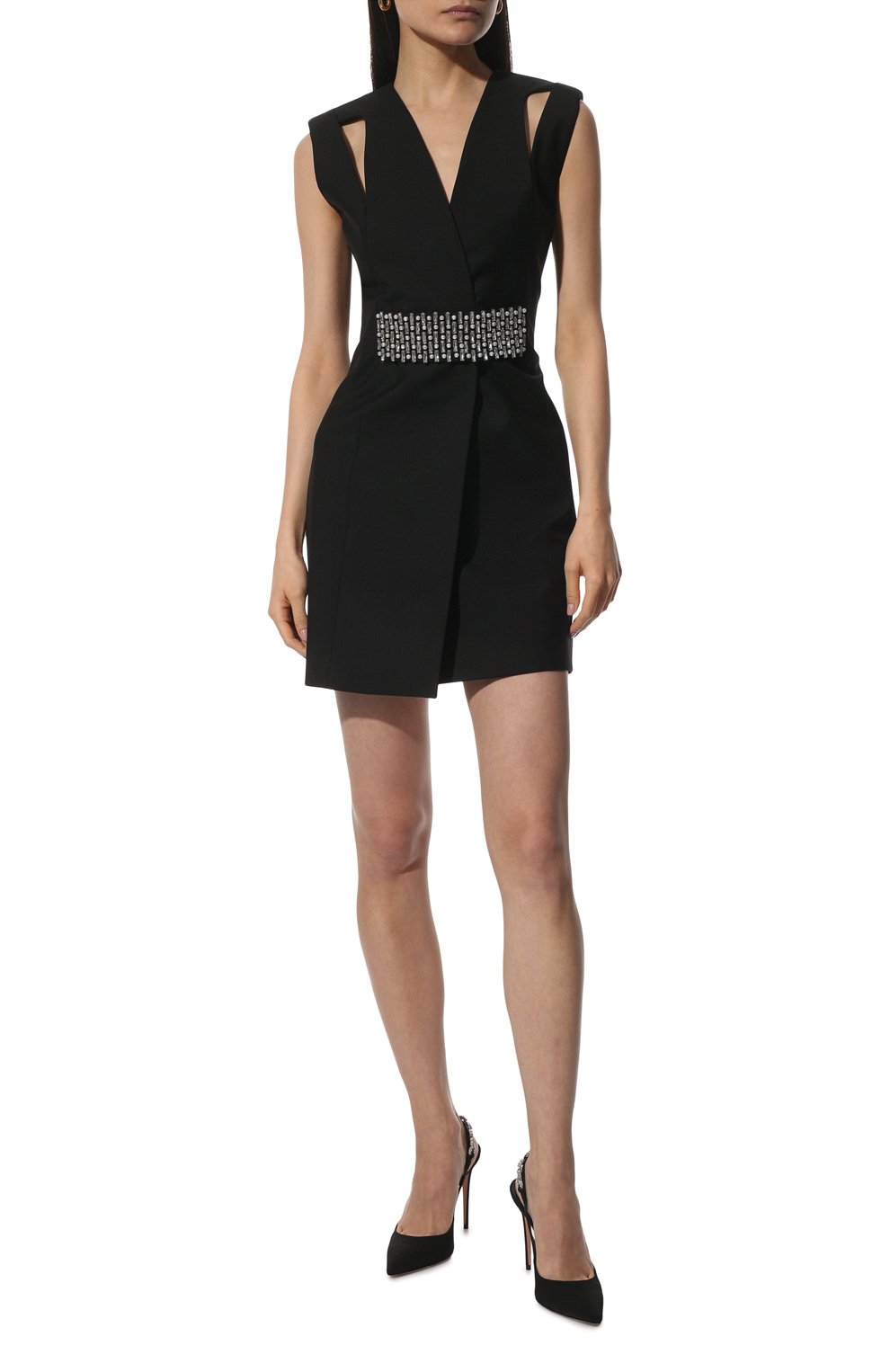 Шерстяное платье GIVENCHY черного цвета по цене 217500 руб., арт. BW21AA13QB, фото 2 Шерстяное платье GIVENCHY, арт. BW21AA13QB, фото 2