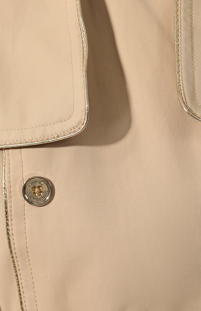 Тренч с поясом MICHAEL MICHAEL KORS бежевого цвета по цене 33050 руб., арт. MH82HXLX36, фото 5 Тренч с поясом MICHAEL MICHAEL KORS, арт. MH82HXLX36, фото 5