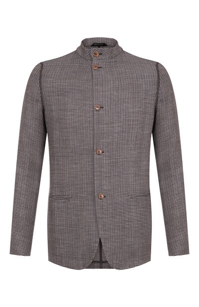 Мужской пиджак из шерсти и шелка GIORGIO ARMANI, арт. 0WGGG0IL/T02D3