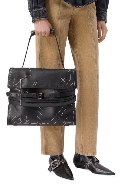 Сумка tie me medium MOSCHINO черного цвета по цене 244000 руб., арт. MC4200PP0N/0A3, фото 2 Сумка tie me medium MOSCHINO, арт. MC4200PP0N/0A3, фото 2