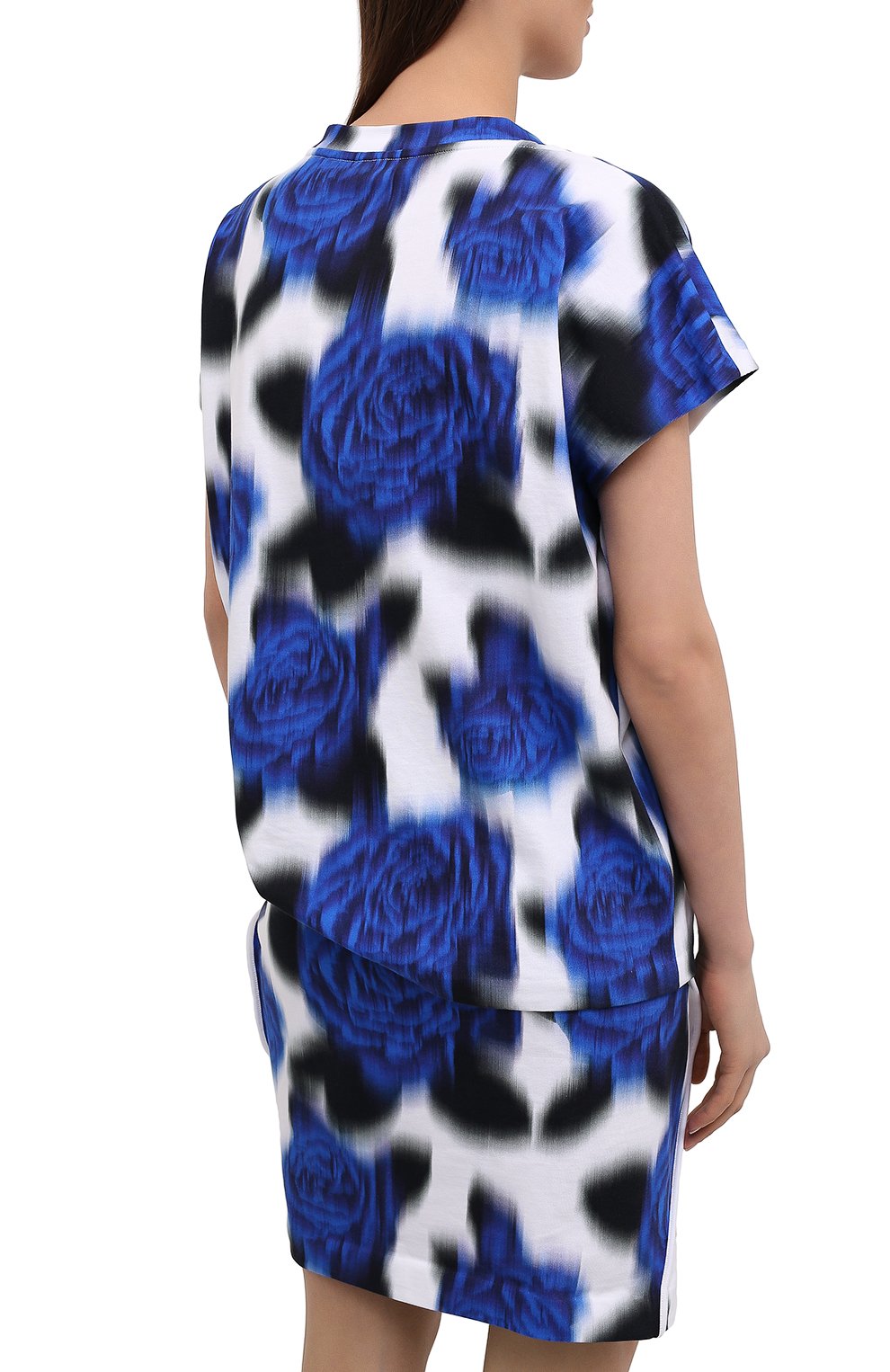 Хлопковое платье KENZO синего цвета по цене 35350 руб., арт. FB52WR0584SI, фото 4 Хлопковое платье KENZO, арт. FB52WR0584SI, фото 4