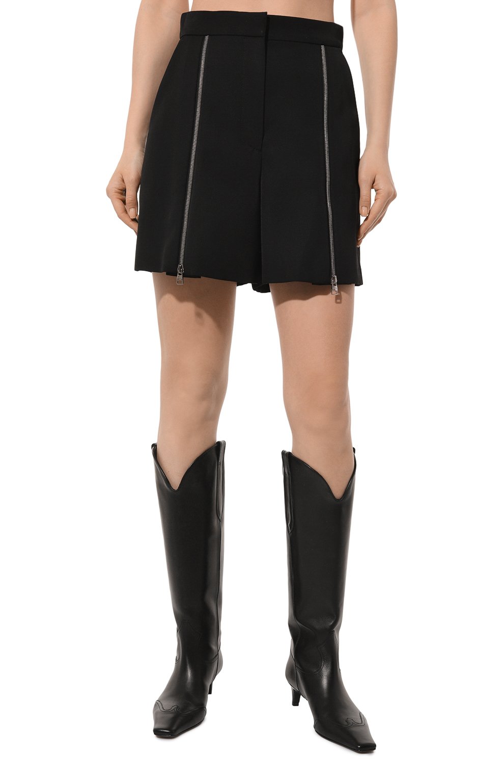 Шерстяные шорты ALEXANDER MCQUEEN, арт. 757297/QJAAC, фото 3