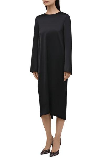 Атласное платье TOTEME, арт. 221-650-730, фото 3