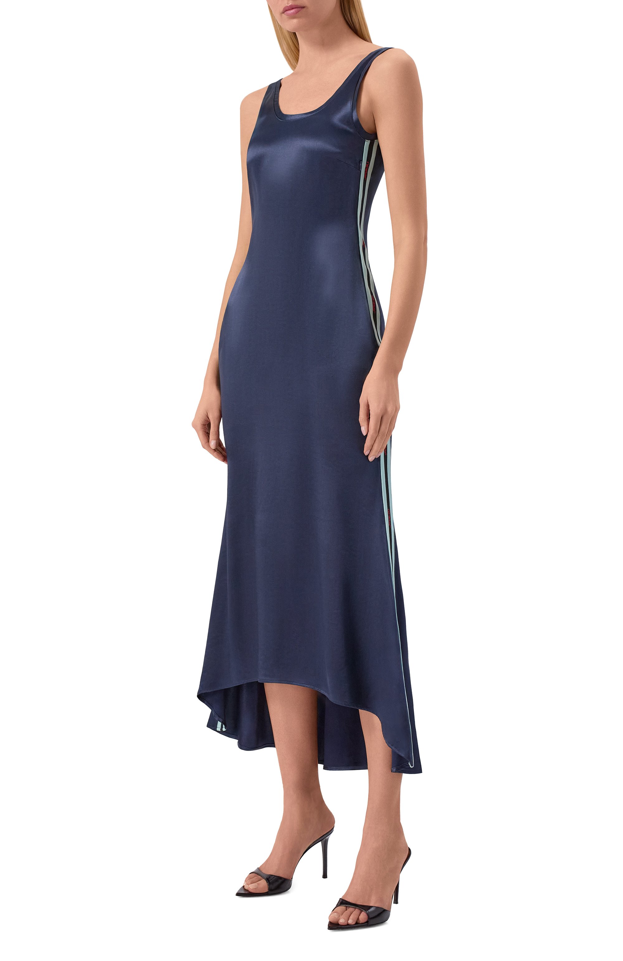 Атласное платье OFF-WHITE, арт. 0WDB56NS26FAB001, фото 2