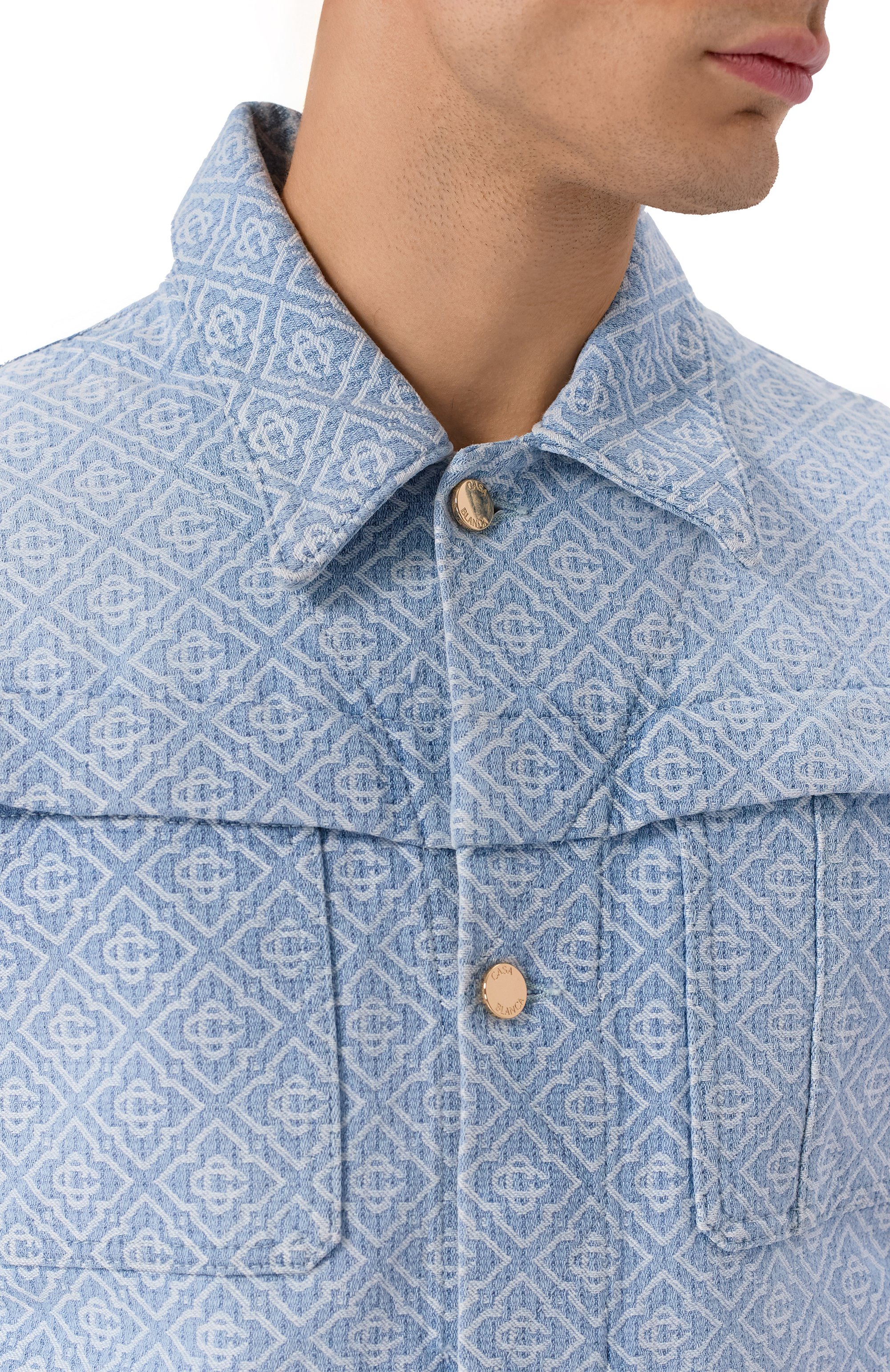 Хлопковая куртка CASABLANCA, арт. MPF25-JK-401-02, фото 5