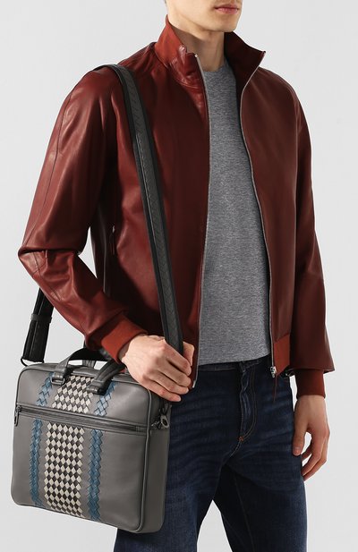 Кожаная сумка для ноутбука BOTTEGA VENETA, арт. 548030/VBM92, фото 5
