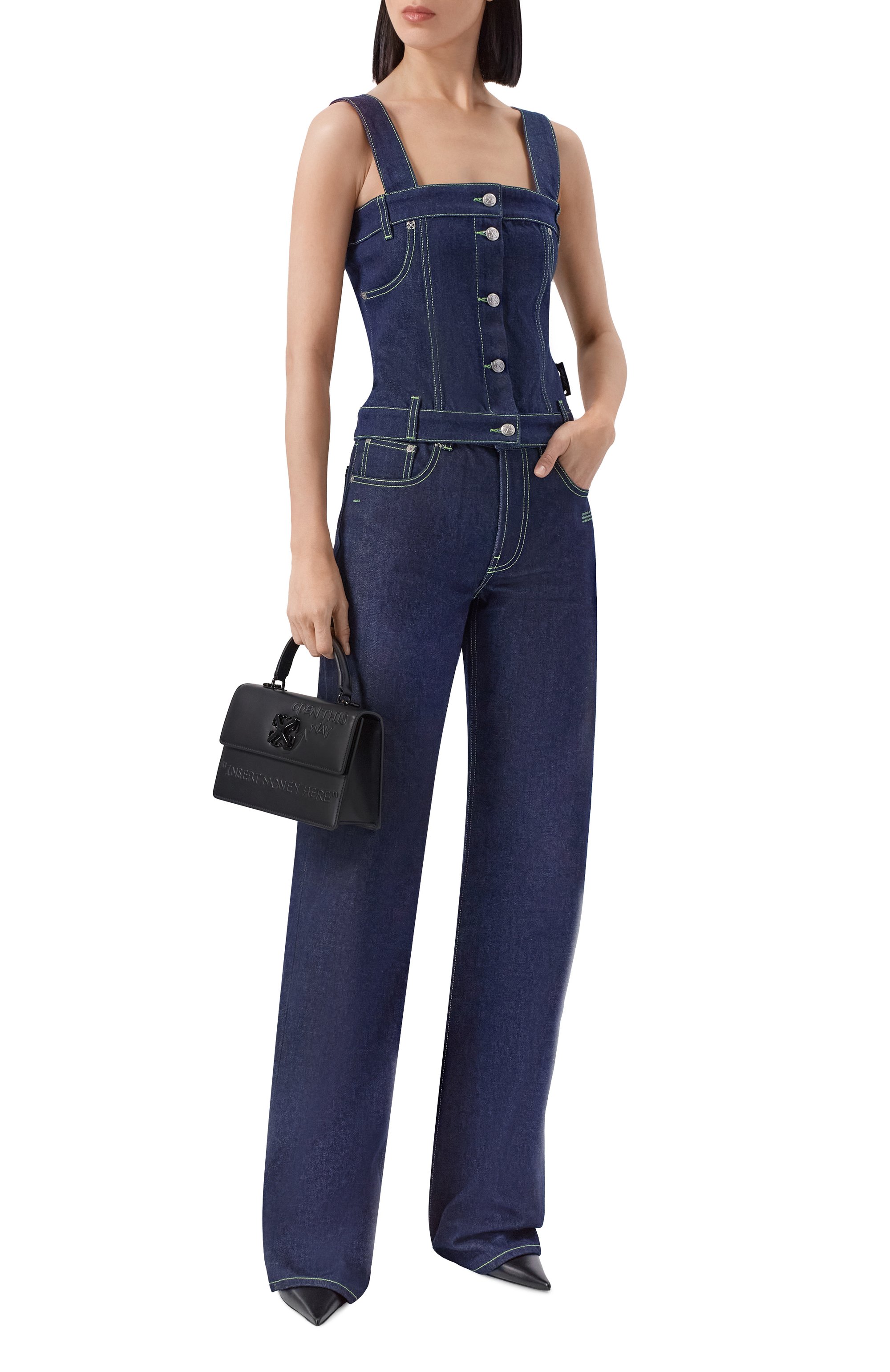 Сумка jitney 1.4 OFF-WHITE, арт. 0WNP062C99LEA003, фото 7