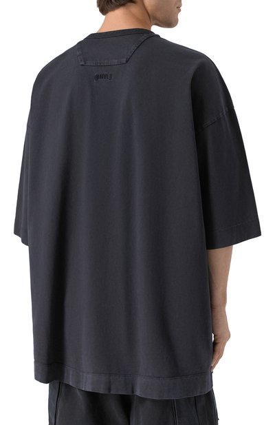 Хлопковая футболка JUUN.J темно-серого цвета по цене 37800 руб., арт. JC5742P26R, фото 4 Хлопковая футболка JUUN.J, арт. JC5742P26R, фото 4