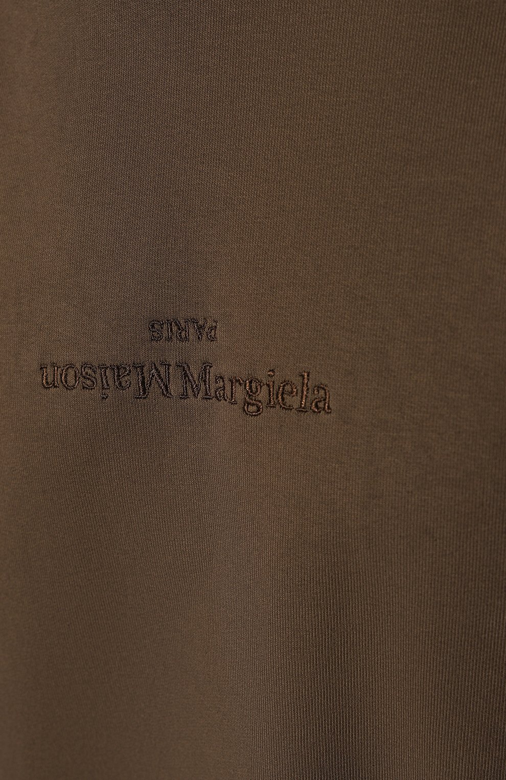 Хлопковое худи MAISON MARGIELA хаки цвета по цене 82100 руб., арт. S50GU0197/S25520, фото 5 Хлопковое худи MAISON MARGIELA, арт. S50GU0197/S25520, фото 5
