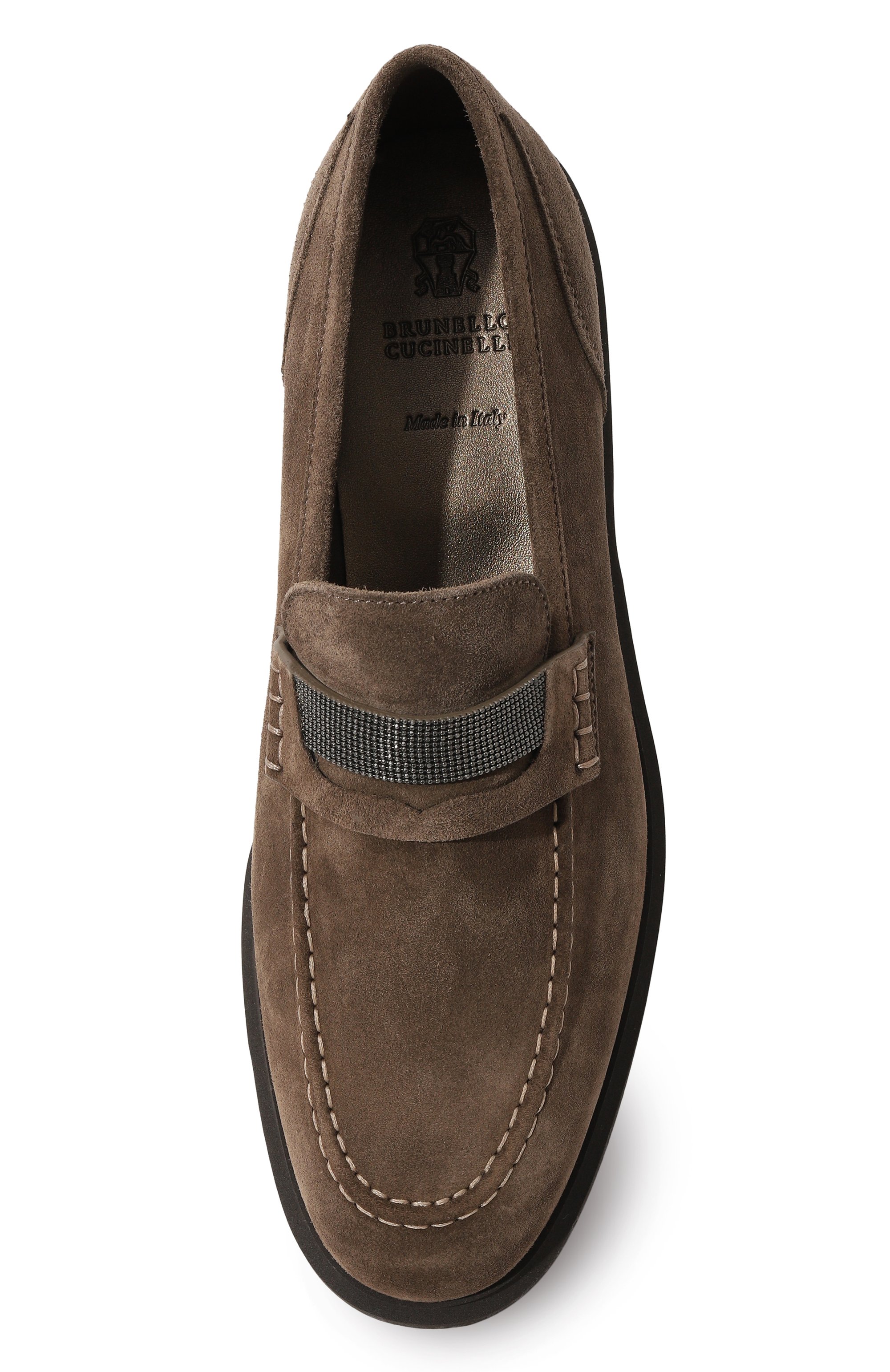 Замшевые лоферы BRUNELLO CUCINELLI, арт. MZSFGB1120, фото 6