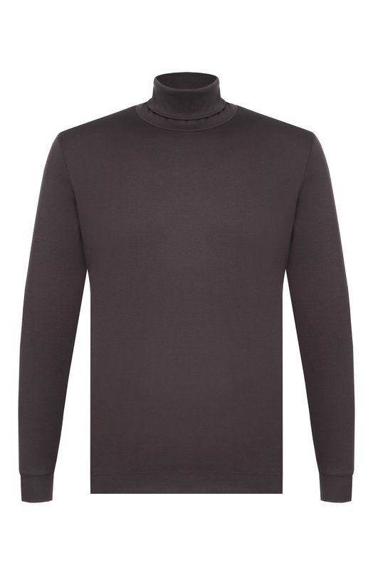 Хлопковая водолазка Van Laack VL-PELIN01-XX/180031 Коричневый VL-PELIN01-XX/180031