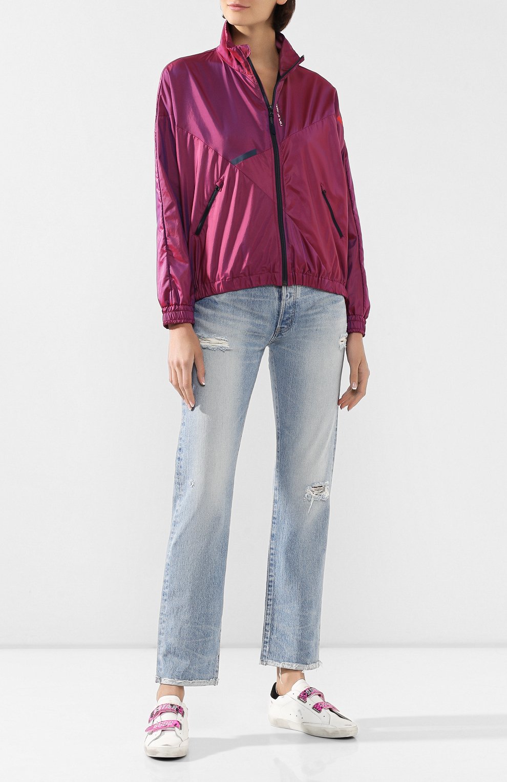 Куртка TOMMY SPORT фиолетового цвета по цене 13990 руб., арт. S10S100370, фото 2 Куртка TOMMY SPORT, арт. S10S100370, фото 2