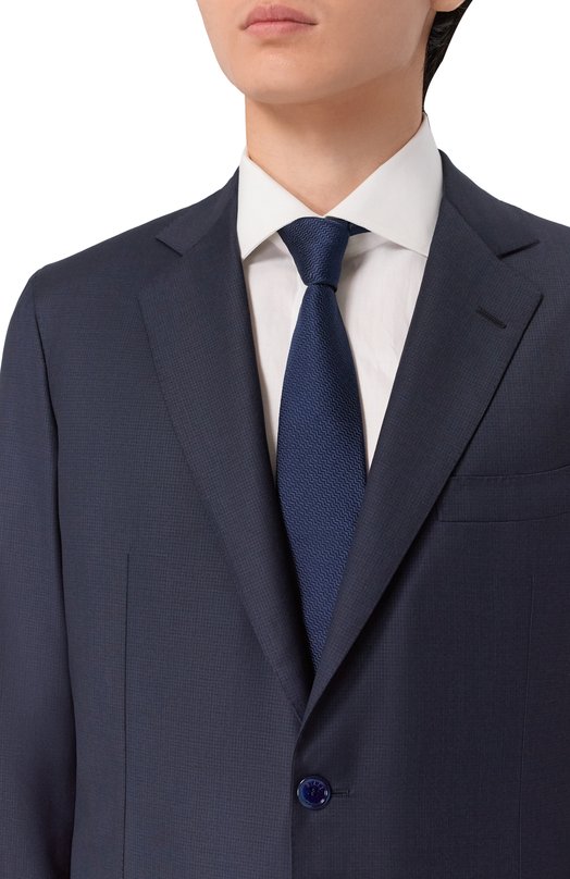 Шелковый галстук Van Laack VL-LER0Y-XX/K04316 Синий  VL-LER0Y-XX/K04316 Фото 2