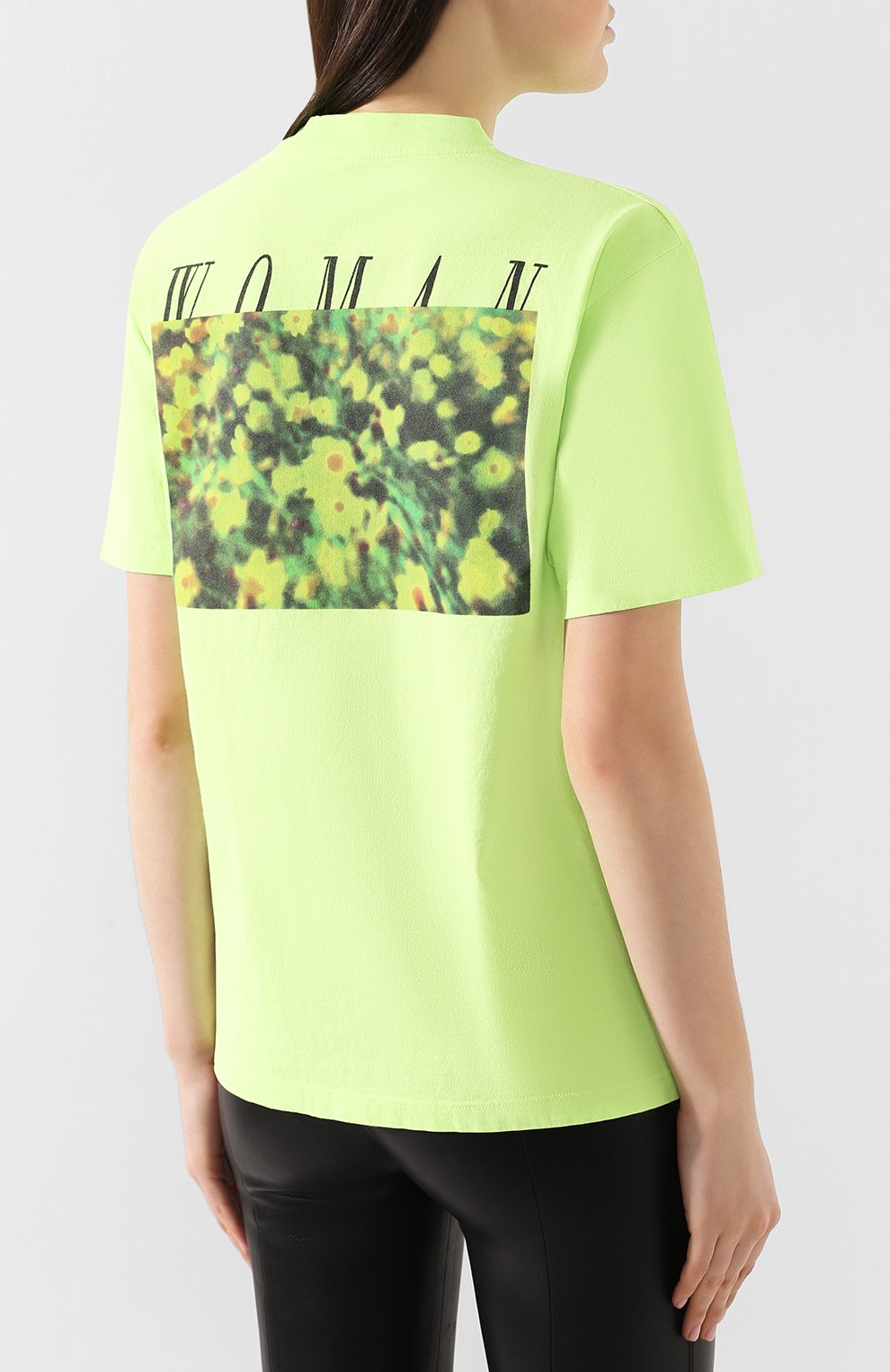 Хлопковая футболка OFF-WHITE, арт. 0WAA049S19D960786288, фото 4